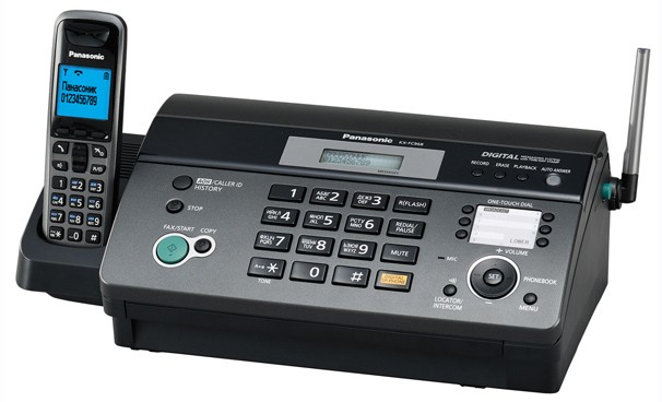 Факс Panasonic KX-FC968RU-T (DECT, темно-серый металлик)