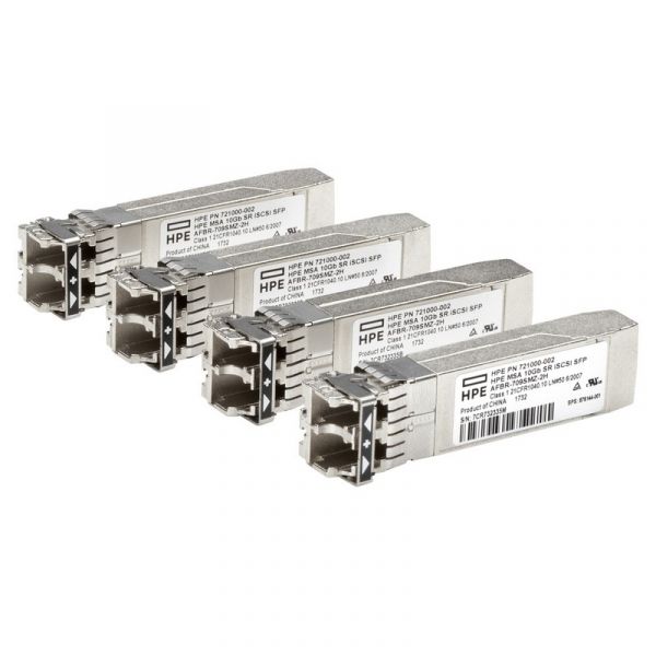Трансивер HPE 10Gb FC SW iSCSI 4 pack XCVR MSA 2060, 2062, 1060, 2050 (C8R25B)
